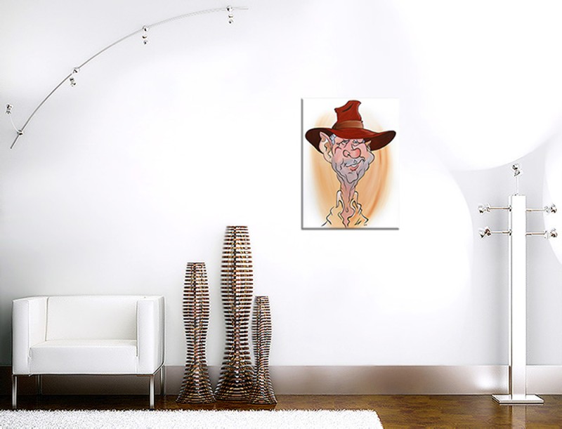 Gemälde Acryl Original abstrakte Malerei Kunst modern Mann Portrait Unikat Bild handgemalt