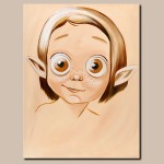 Gemälde Acryl Original abstrakte Malerei Kunst modern Junge Portrait Unikat Bild handgemalt
