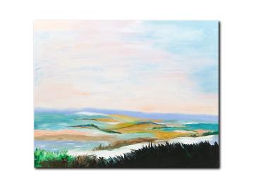 Gemälde Acryl Original abstrakte Malerei Kunst modern Meer Landschaft Unikat Bild handgemalt