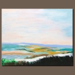 Gemälde Acryl Original abstrakte Malerei Kunst modern Meer Landschaft Unikat Bild handgemalt