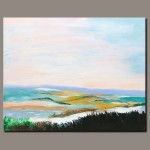 Gemälde Acryl Original abstrakte Malerei Kunst modern Meer Landschaft Unikat Bild handgemalt
