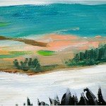 Gemälde Acryl Original abstrakte Malerei Kunst modern Meer Landschaft Unikat Bild handgemalt