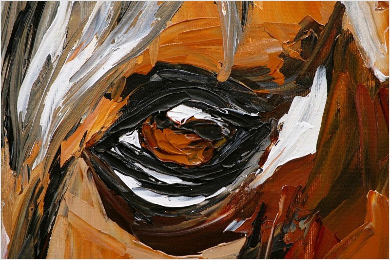 Gemälde Acryl Original abstrakte Malerei Kunst modern Pferd Unikat Tier Bild handgemalt