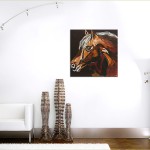 Gemälde Acryl Original abstrakte Malerei Kunst modern Pferd Unikat Tier Bild handgemalt