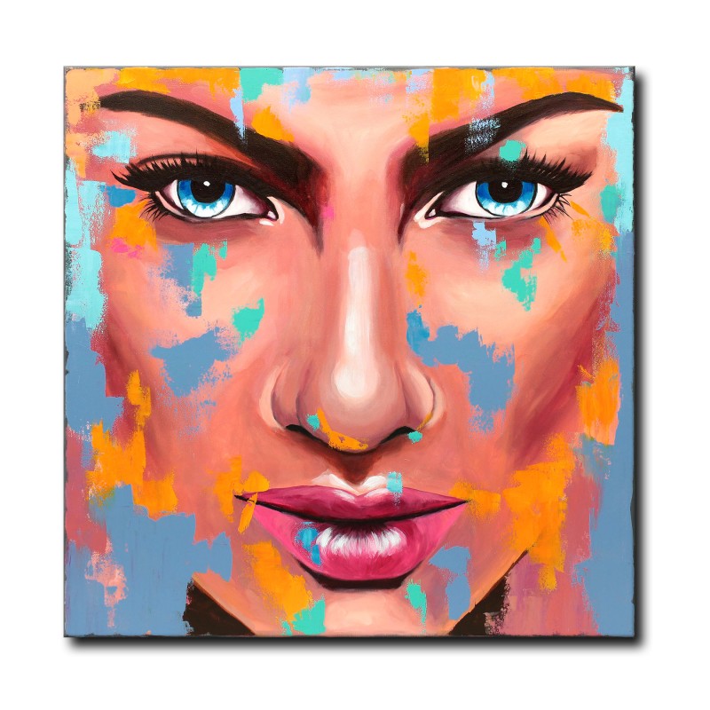 Gemälde Acryl Original abstrakte Malerei Kunst modern Frau Portrait Unikat Bild handgemalt