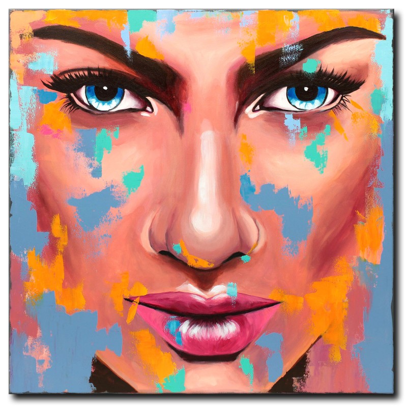 Gemälde Acryl Original abstrakte Malerei Kunst modern Frau Portrait Unikat Bild handgemalt