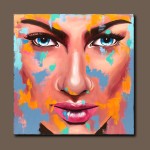 Gemälde Acryl Original abstrakte Malerei Kunst modern Frau Portrait Unikat Bild handgemalt